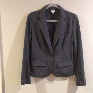 Casual gray blazer